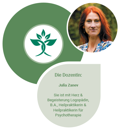 Dozentin Julia Zanev Fachtherapeut Integrative Logopädie