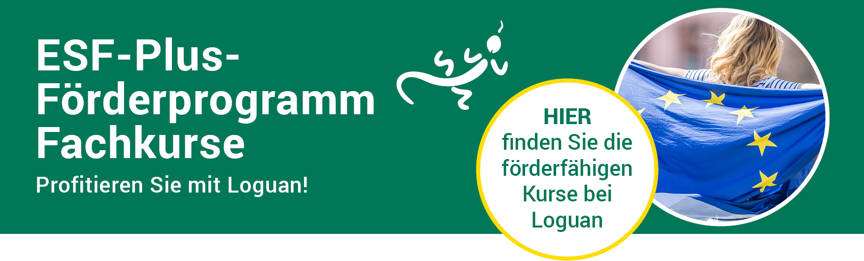 ESF-Plus-Förderprogramm Fachkurse<br>bei Loguan